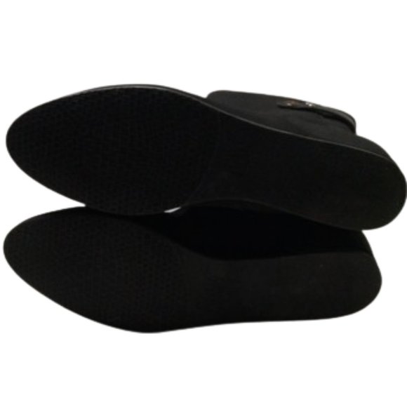 Stuart Weitzman "Downpour" Black Gore-Tex Wedge Boots - Size 9M Waterproof - Picture 10 of 16